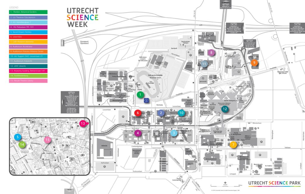 Utrecht Science Week Map - Utrecht Science Week